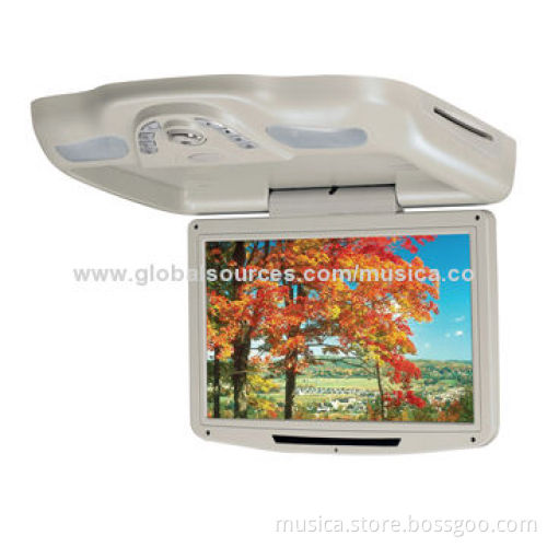 12.1-inch DVD car roof monitor with flip down bracket